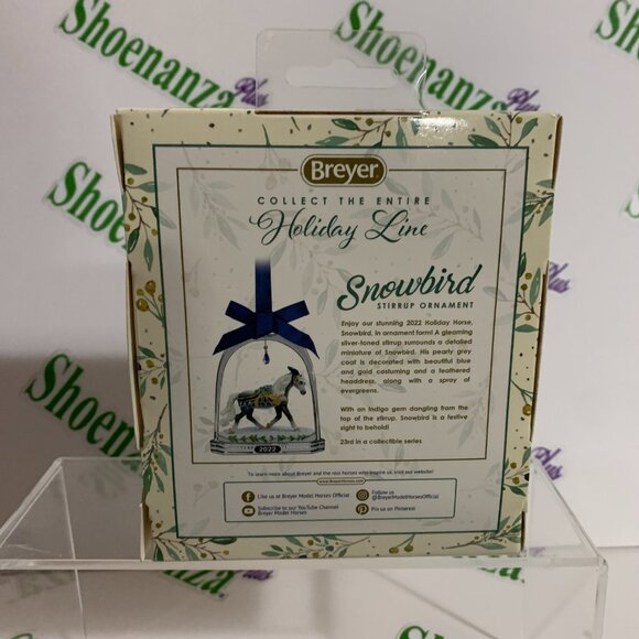 Breyer Horse Christmas Ornament 2022 Snowbird Stirrup 23rd In Collection 700323 - Picture 5 of 7